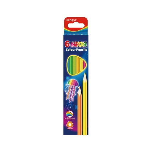 Farve blyanter NEON 6 pak
