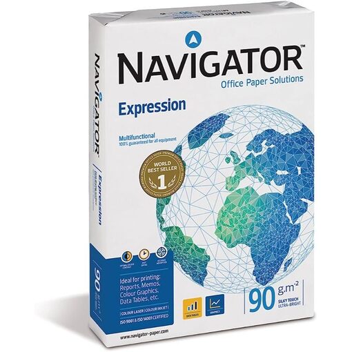 A5 90g papir fra Navigator