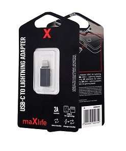maXlife USB-C til Lightning adapter