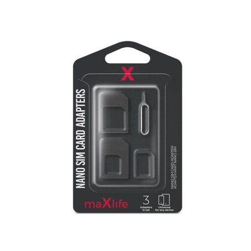 maXlife Nano Sim Card Adapters