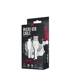 maXlife 1m Micro USB kabel 3A