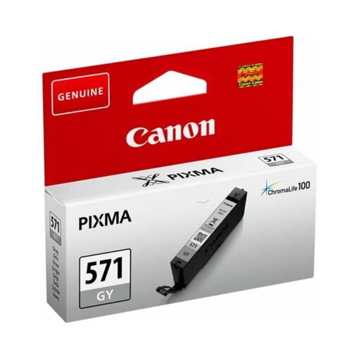 Canon Ink Cart. CLI-571GY für Pixma MG5750/5751/5753/6850 6851/6852 grey (0389C001)