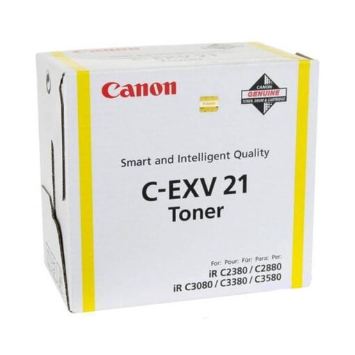 Canon Toner C-EXV21 für IR C2380i/C2880/C3080/C3080i/ C3380/C3580 yellow (1 x 260g) (0455B002)