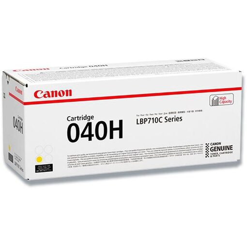 Canon Toner Cart. CRG 040 H Y für imageCLASS LBP712Cdn/ i-SENSYS LBP710Cx/LBP712Cx/ Satera LBP712Ci yellow high capacity (0455C001)