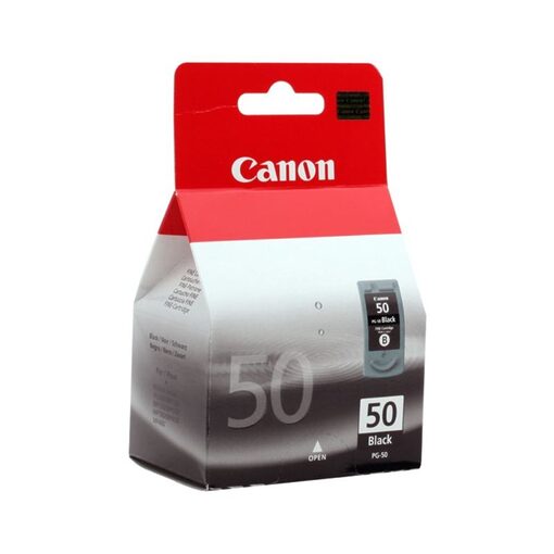 Canon Ink Cart. PG-50 für MP150/MP160/MP170/MP450/MP460/ iP2200/JX200/JX210P/JX500/ JX510P/MX300/MX310 black high capacity (0616B001)