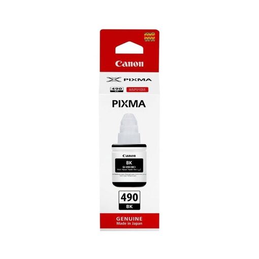 Canon Ink Cart. GI-490 PGBK black Nachfülltinte für Pixma G1400/G1410/G2400/G2410/ G3400/G4400 (0663C001)