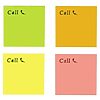 Sticky notes 75x75mm CALL mix color