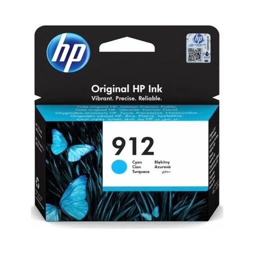 HP Ink Cart. 3JYL77AE No. 912 für Office Jet 8012/8014/ 8015/Pro 8022/8024/8025/8035 cyan