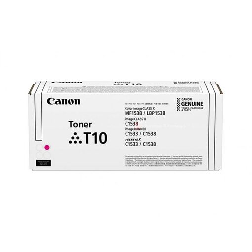 Canon Toner Cart. T10 for i-SENSYS XC 1500/1530/1533 /1538 / IR C 1500/1530/1533/1538 / imageRUNNER C1500 magenta (4564C001) High Capacity