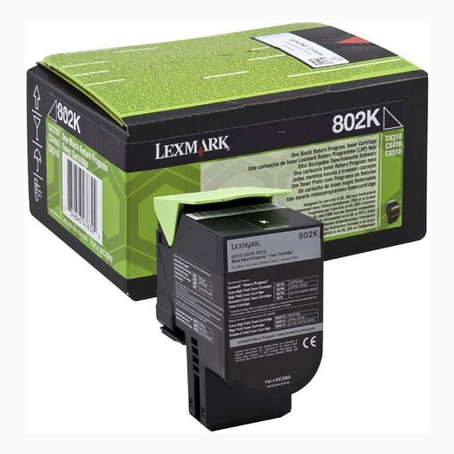 Lexmark Return Print Cart. 80C20K0 für CX310dn/n/CX410e/ de/dte/CX510de/dhe/dthe black