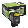 Lexmark Return Print Cart. 80C2SY0 für CX310dn/n/CX410de/ dte/e/CX510de/dhe/dthe yellow