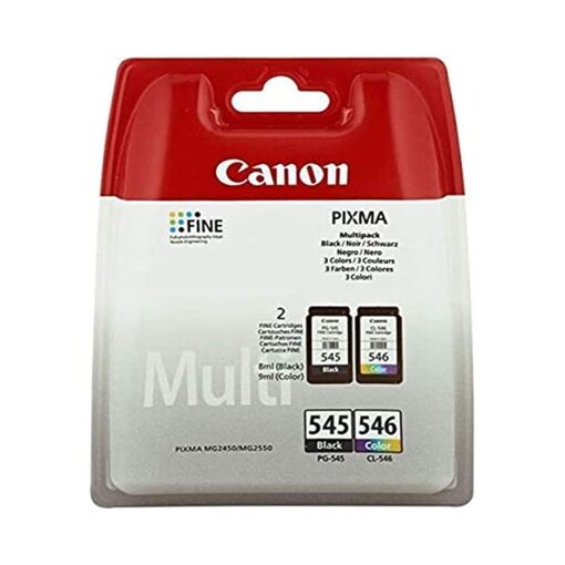 Canon Ink Cart.PG-545/CL-546 Multipack blistered (8287B005) für MG2450/MG2550 black/colour