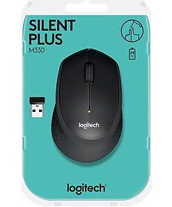 Logitech M330 Silent Wireless Mouse black (910-004909)