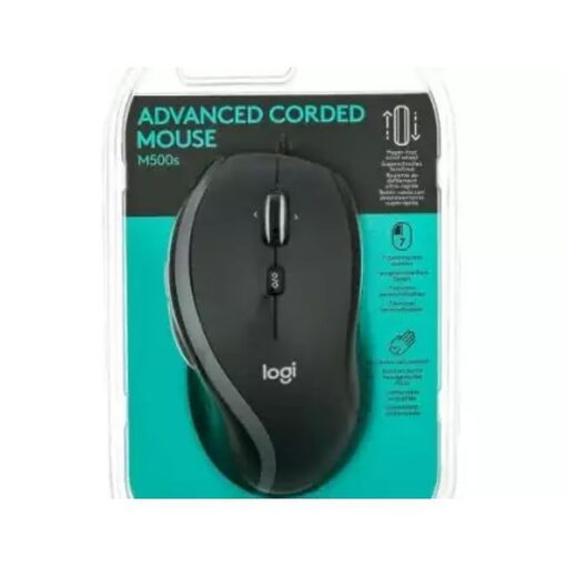 rLogitech Corded Mouse M500S black (910-005784)