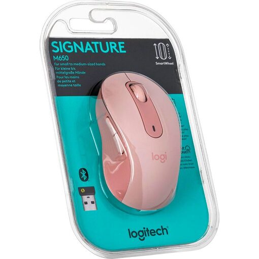 Logitech Signature M650 M Mouse Rose 910-006254 5099206097230