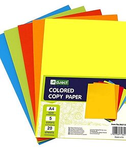 Farvet A4 papir sampakke