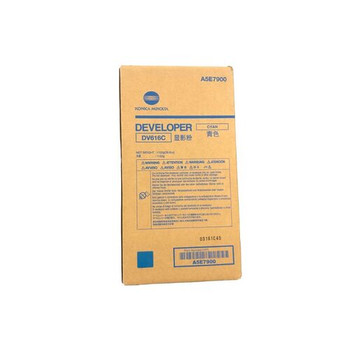 Konica Minolta Developer: PRESS C1100/1085 cyan - (A5E7900)