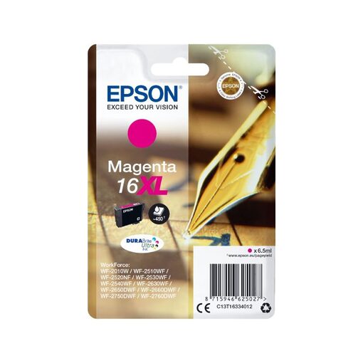 Epson Ink Cart. DURABrite C13T16344012 für WF2010/2510/2520/2530/2540 yellow XL