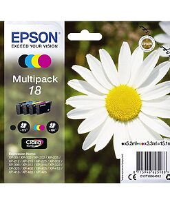 Epson Ink Cart. Multipack Claria Home C13T18064012 für Expression Home XP30/102/202/ 205/215/302/305/31xx/402/405/ 41xx (BK