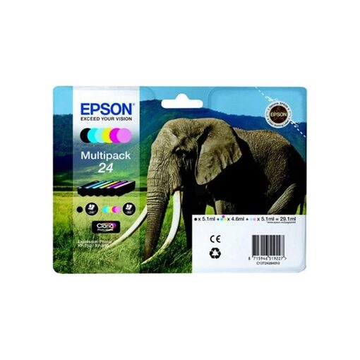 Epson Ink Cart. Multipack Claria Photo HD C13T24284011 für Expression Photo XP750/850/950 6-colors