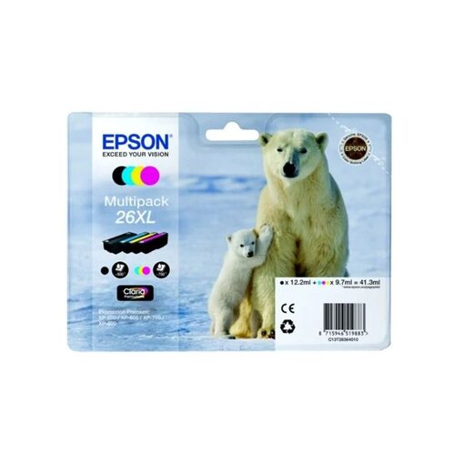 Epson Ink Cart. Claria Premium C13T26364010 für Expression Premium XP-510/600/610/615/ 700/710/800/810 Multipack XL (Bk