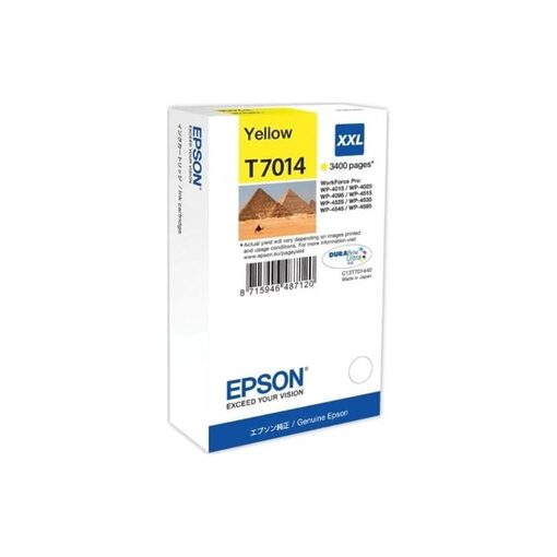 Epson Ink Cart. C13T70144010 für WP4000/4015/4095/4515/ 4525/4595 XXL yellow