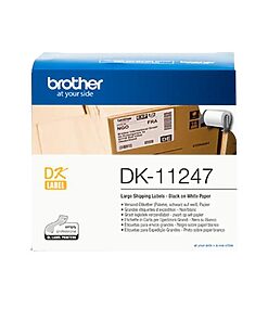 Brother Versand-Etiketten DK-11247 für QL-500/550/560VP/ 580N/650TD/700/710W/720NW/800/ 810W/820NWB/1050/1050N/1060N/ 1100/1110NWB (103x164mm) (180Stk.)