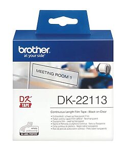 Brother Adress-Etiketten DK-22113 transparent (62mm)