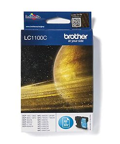 Brother Ink Cart. LC-1100C für MFC-6490CW/790CW/DCP-385C cyan