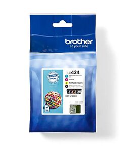 Brother Ink Cart. LC-424C for DCP-J1200DW cyan LC424C