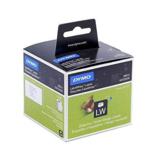 Dymo LabelWriter Shipping / Name Badge Labels 99014 (1 x 220 Labels) (54 x 101mm)