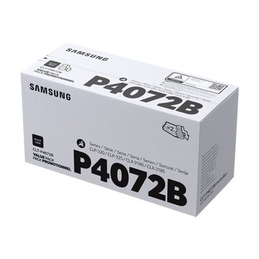 Samsung Toner CLT-P4072B Twin Pack für CLP-320/ CLP-325/CLX-3185 black (CLT-P4072B/ELS)(SU381A)