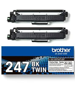 Brother Toner TN-247BKT TWIN Pack DCP-L3510CDW/-L3550CDW/ HL-L3210CW/-L3230CDW/-L3270CDW/ MFC-L3710CW/-L3730CDN/ -L3750CDW/-L3770CDW black
