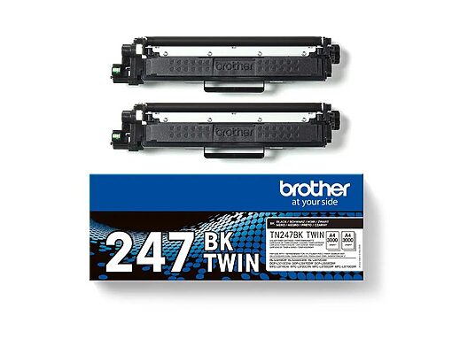 Brother Toner TN-247BKT TWIN Pack DCP-L3510CDW/-L3550CDW/ HL-L3210CW/-L3230CDW/-L3270CDW/ MFC-L3710CW/-L3730CDN/ -L3750CDW/-L3770CDW black