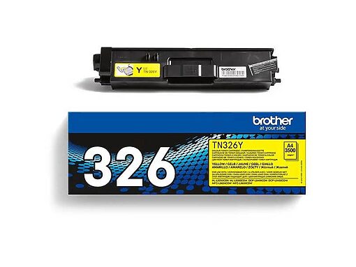 Brother Toner TN-326Y für HL-L8250CDN/L8350CDW/DCP-L8400 CDN/L8450CDW/MFC-L8650CDW/ L-8850CDW high capacity Yellow