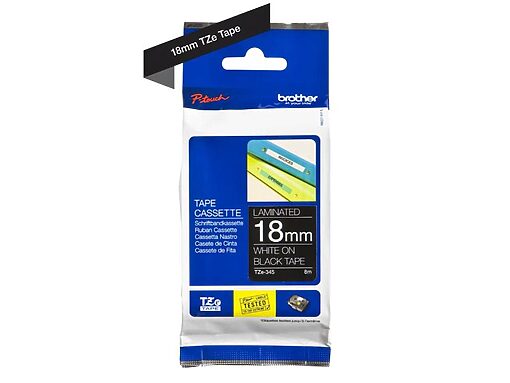 Brother P-touch TZE345 black/white (8m x 18 mm)