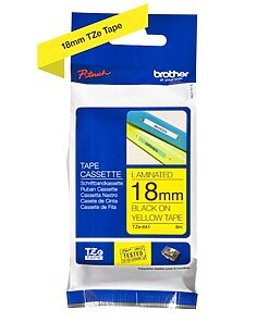 Brother P-touch TZE641 yellow/black (8m x 18mm)