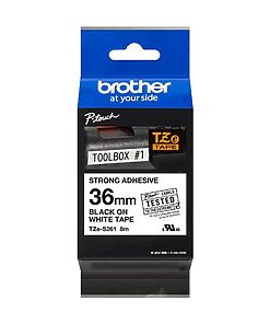 Brother P-touch TZE-S261 white/black (8m x 36mm)