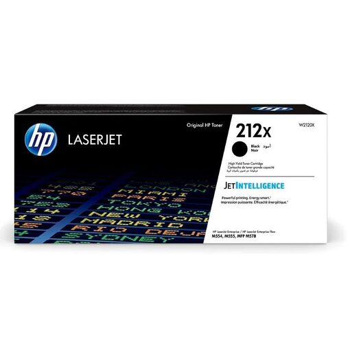 HP-212X Black Laserjet Toner Cartridge Enterprise M555dn W2120X