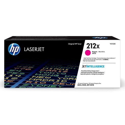 HP-212X Magenta Laserjet Toner Cartridge Enterprise M555dn W2123X