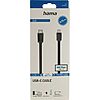 Hama Cable 00200644 / USB-C to Micro-B 0.75m Black