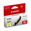 Canon Ink Cart. CLI-571XL Y :Pixma MG 5700/5750/5751/5752/ 5753/6800/6850/6851/6852/6853/ 7750/7751/7752/7753/7700/8050/ 8052/6050/6052/6051/5050/5051/ 5052/8050/8051/8052/9055/9051/ 9050/5055/8053/9052/8053 yellow high capacity (0334C001)