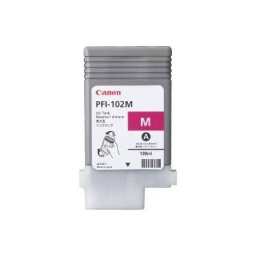 Canon Ink Cart. PFI-102M für IPF 500/600/610/700/710/720/ 755/LP17/LP24 magenta (0897B001)