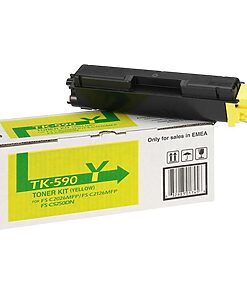 Kyocera Toner TK-590Y für FS-C2026MFP/C2126MFP/ FS-C5250DN yellow (1T02KVANL0)