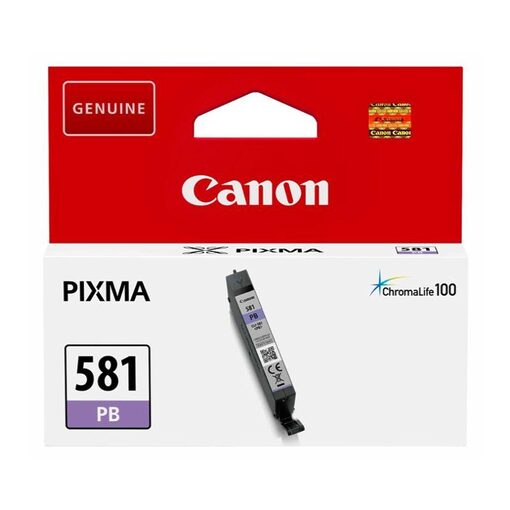 Canon Ink Cart. CLI-581PB für PIXMA TR7550/8550/TS6150/6151/ 8150/8151/8152/9150/9155 photo blue (2107C001)