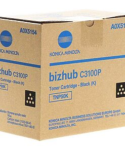 KonicaMinolta Toner TNP-50K für bizhub C3100P (A0X5154) Black