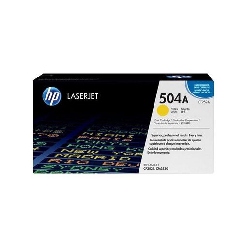 HP Toner-Cartridge standard capacity No. 504A yellow