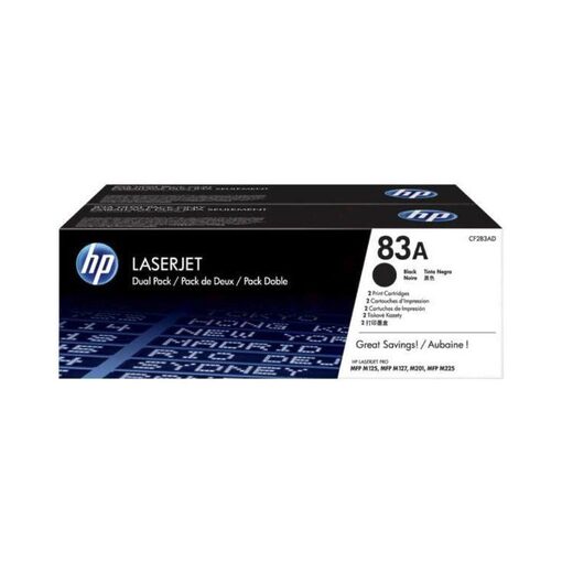 HP Toner-Cartridge standard capacity No. 83A 2x black