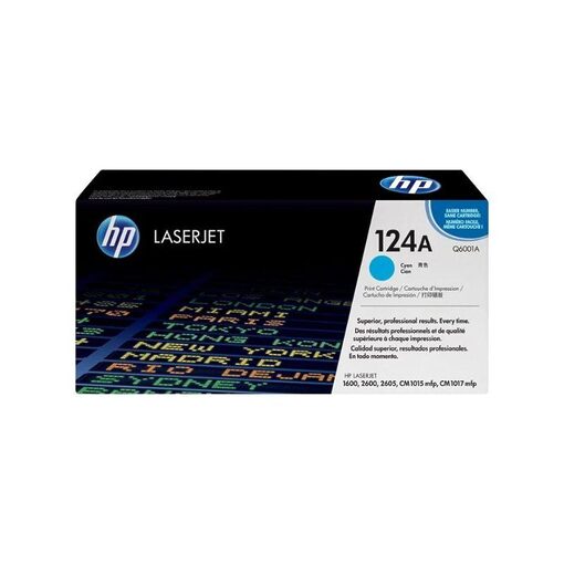 HP Toner Cart. Q6001A für Color LaserJet 2600 cyan