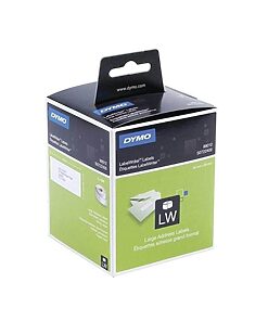 Dymo LabelWriter address labels large 99012 (2x260 labels) white permanent (36mm x 89mm)